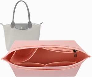 tote bag insert for Longchamp Le Pliage bag organizer for tote organizer purse 1028pink-M