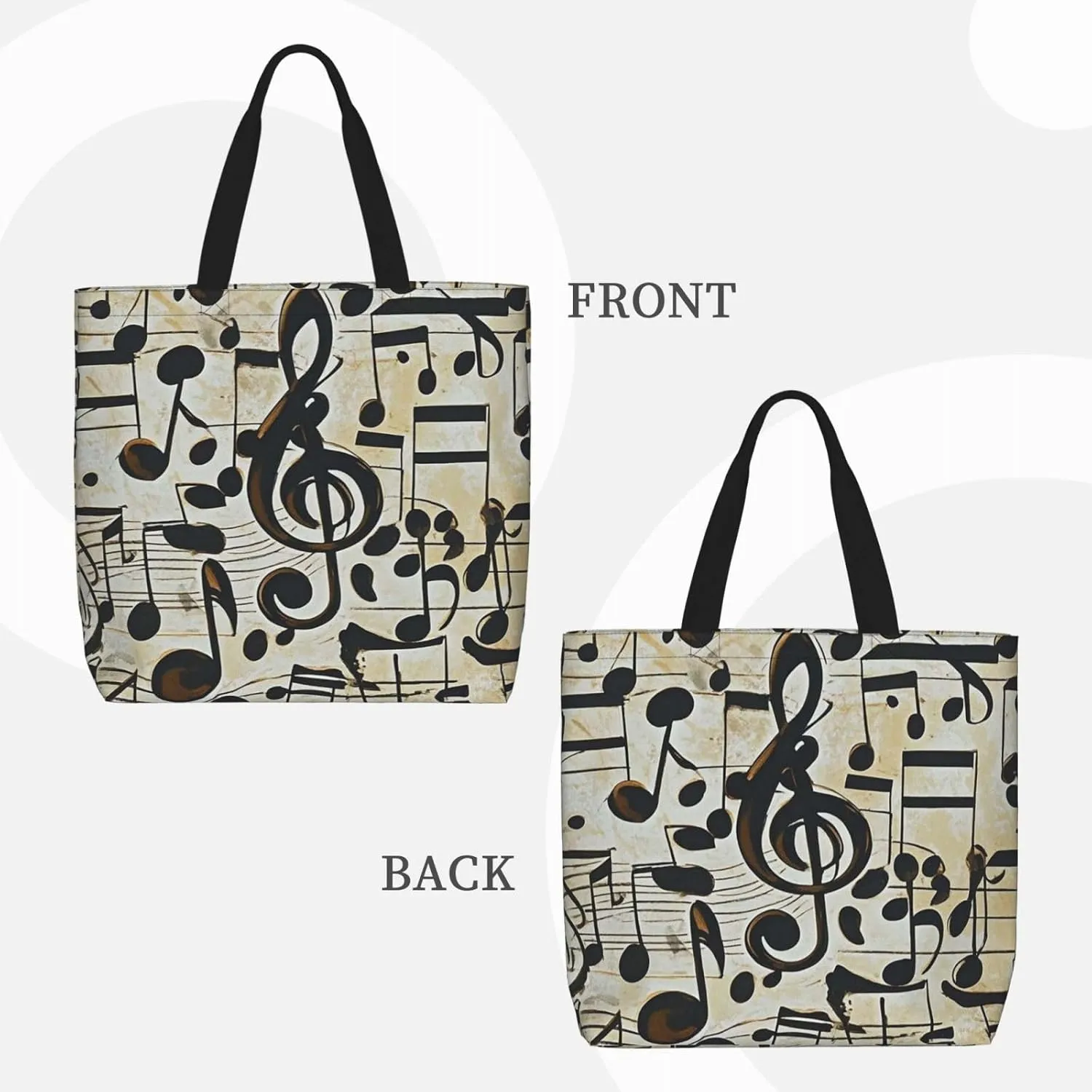 Tote Bag Large Capacity Grocery Bag With Zipper Pitbull Dogs Shopping Bag Shoulder Bag for Women