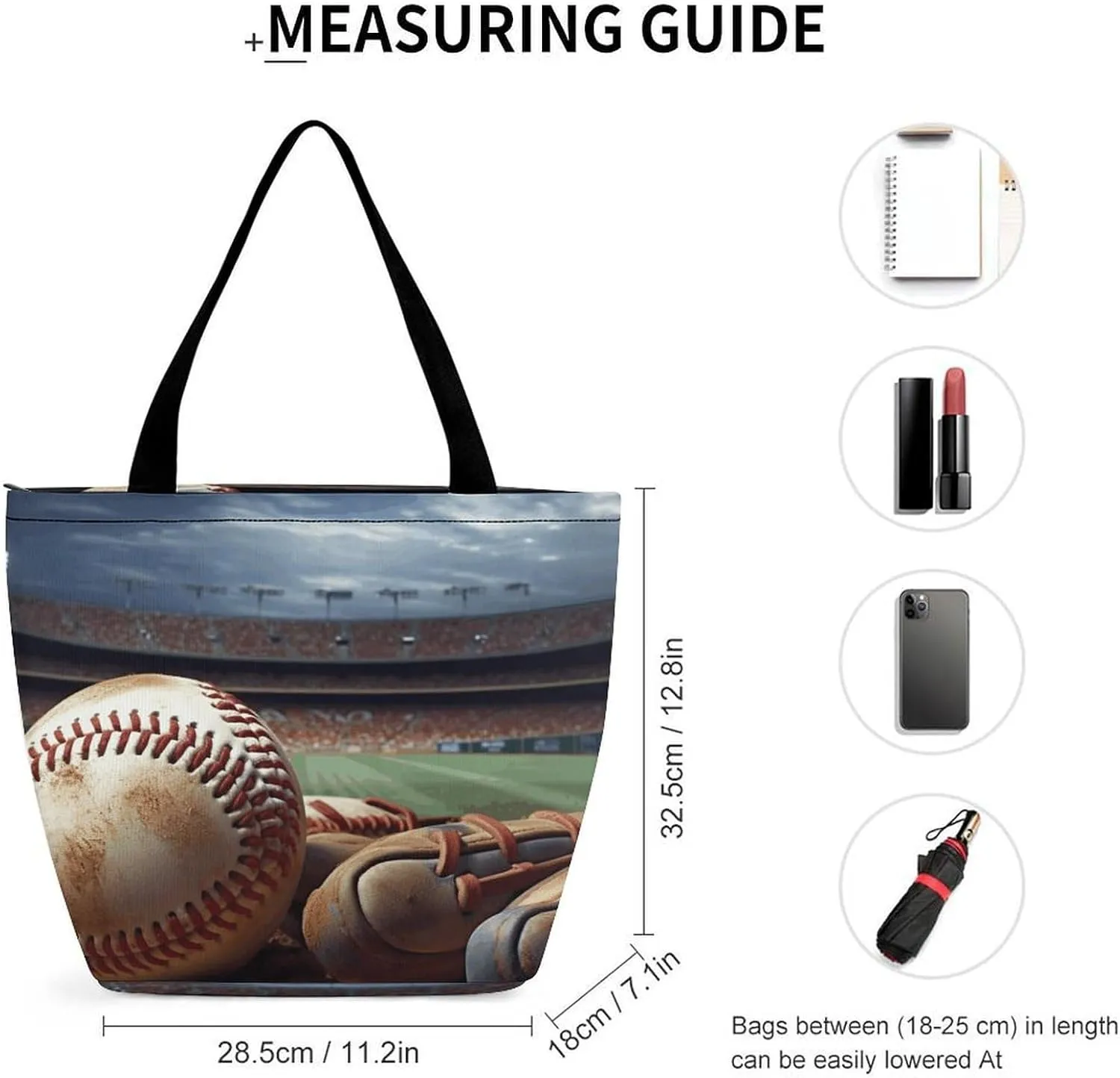 Tote Bag Reusable Grocery Bag Foldable Shopping Bag Extra Large Shoulder Bag Lemon Tote Bag for Travel Work