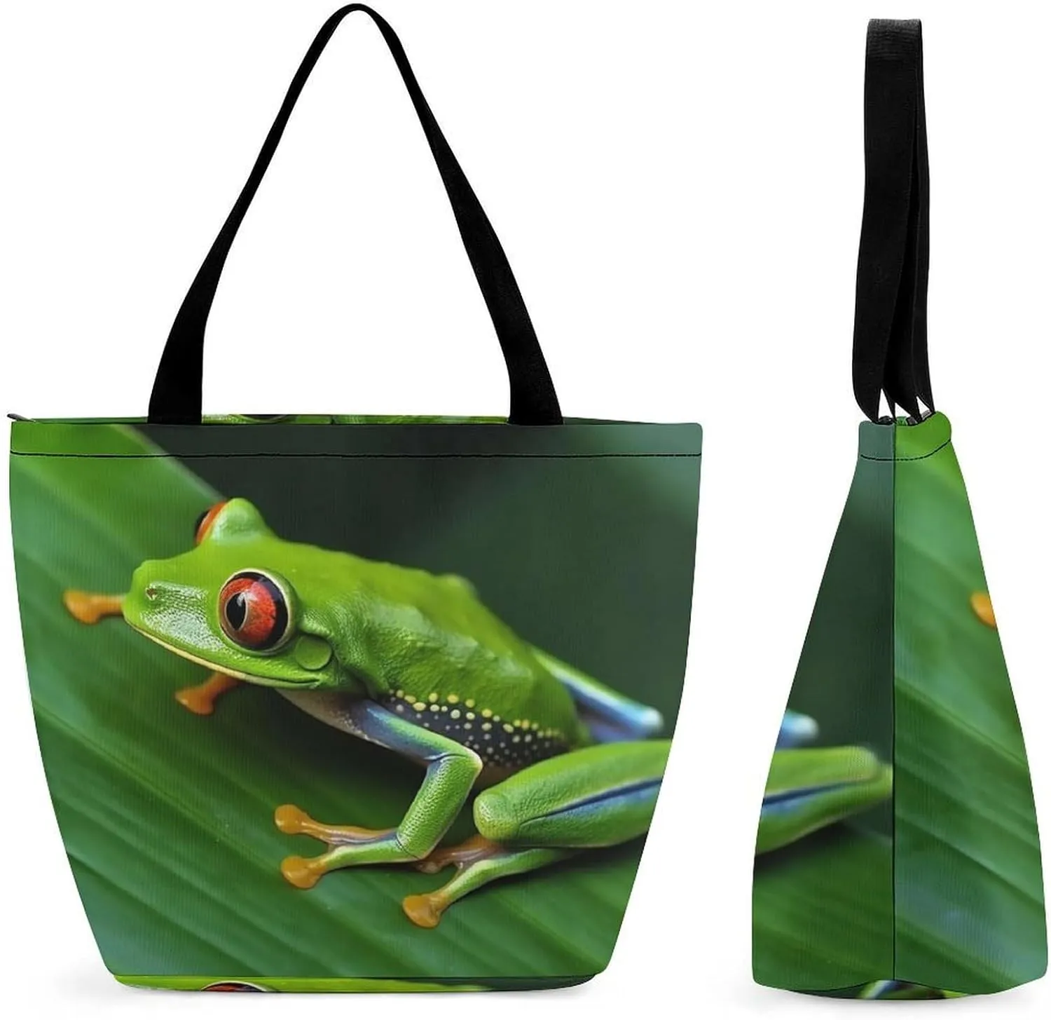 Tote Bag Reusable Grocery Bag Foldable Shopping Bag Extra Large Shoulder Bag Trick Or Treat Tote Bag for Work
