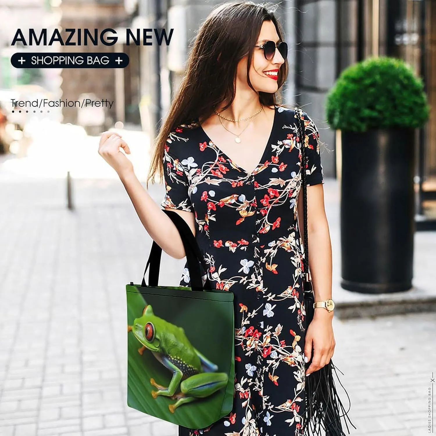 Tote Bag Reusable Grocery Bag Foldable Shopping Bag Extra Large Shoulder Bag Trick Or Treat Tote Bag for Work