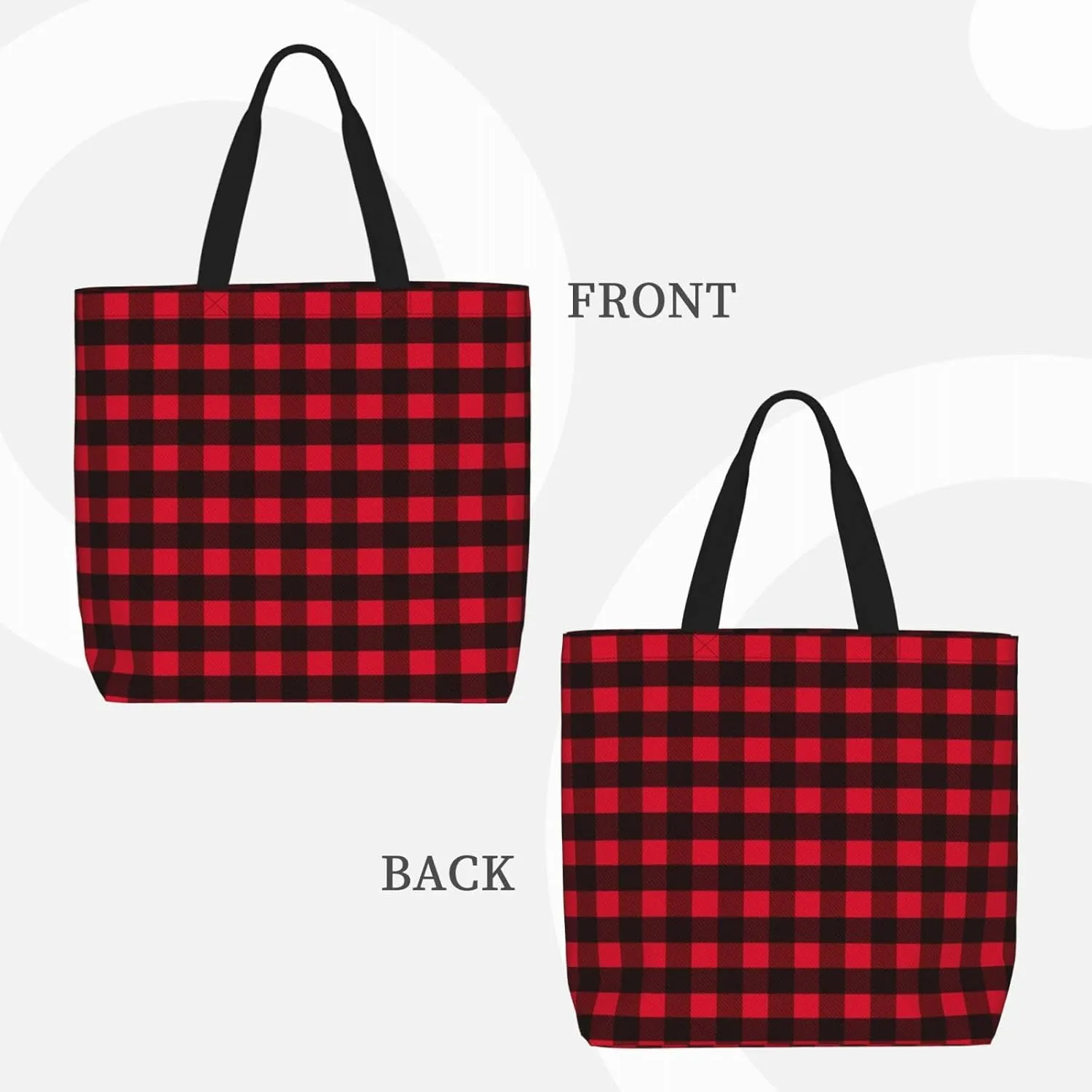 Tote Bag with Zipper Pockets,Large Capacity Shopping Bag, Handbags for Travel Grocery