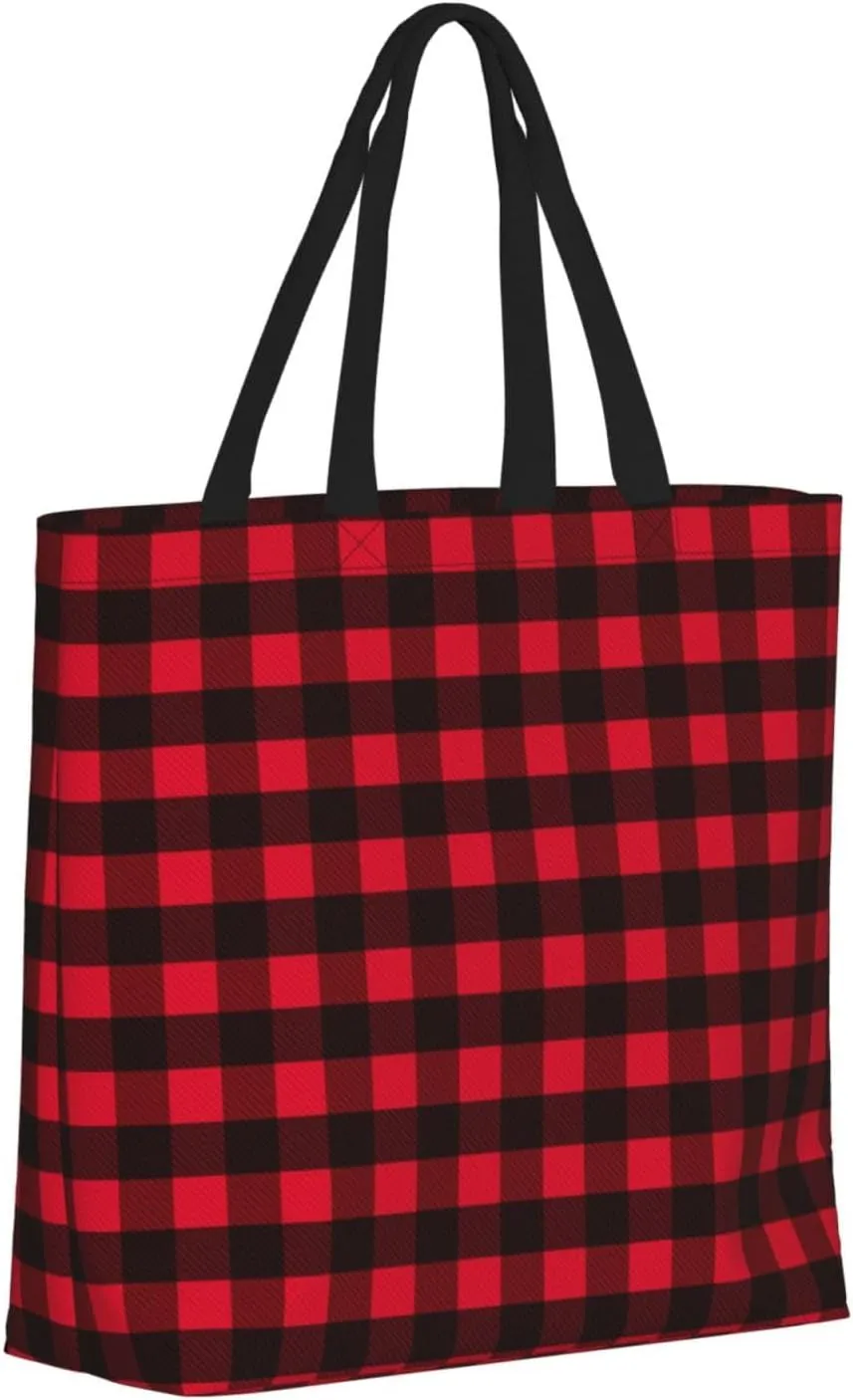 Tote Bag with Zipper Pockets,Large Capacity Shopping Bag, Handbags for Travel Grocery