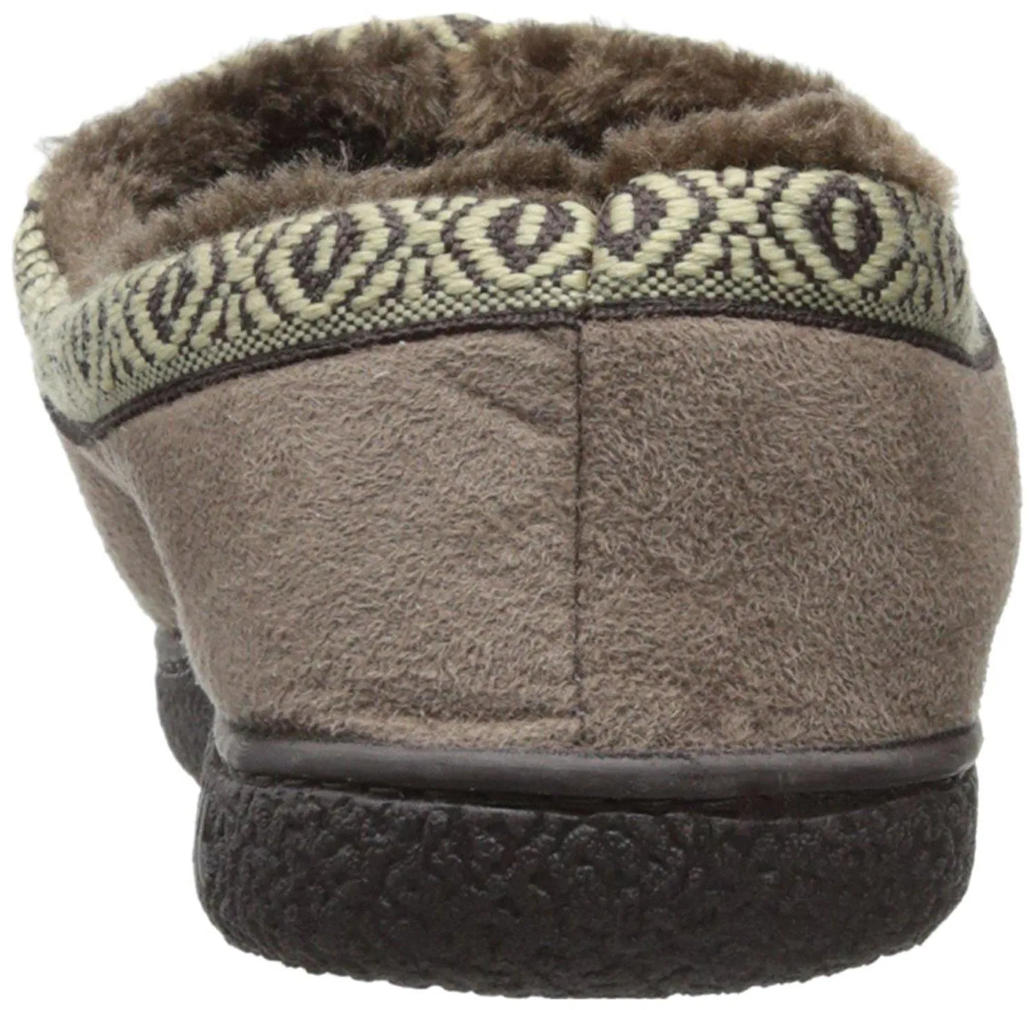 Totes ISOTONER Men's Microsuede Slip-On Slipper (X-Large - 11-12, Taupe)