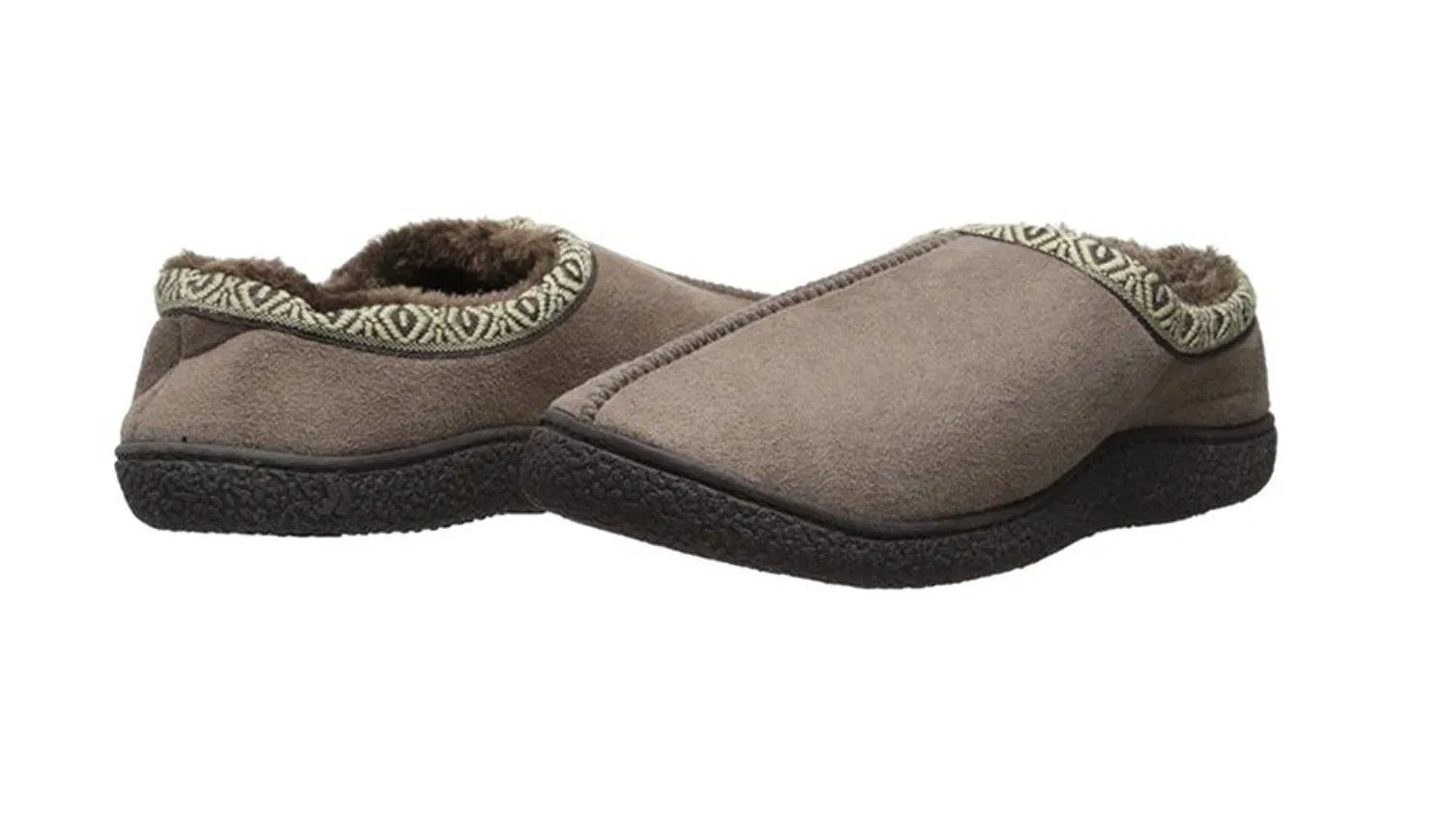 Totes Men's Microsuede Slip On Slipper