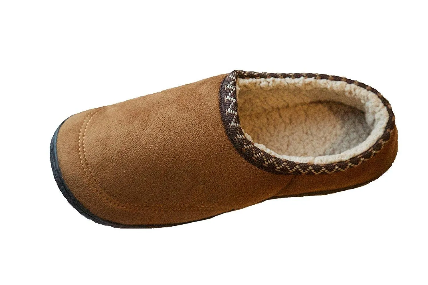 Totes Men's Microsuede Slip On Slipper