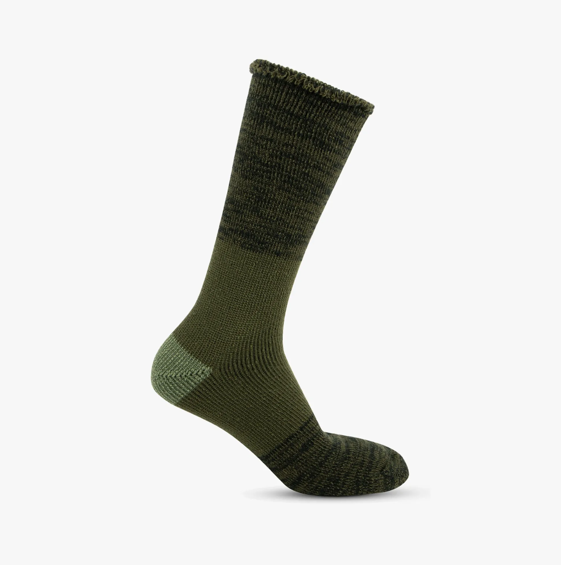 Totes Toasties 3.0 TOG Brushed Inside Thermal Socks Mens Socks Khaki Mix