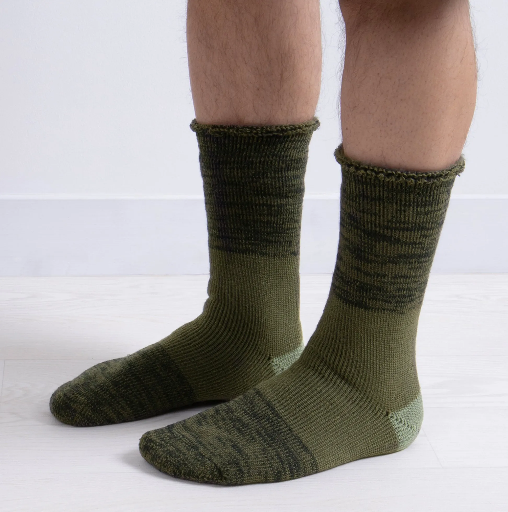 Totes Toasties 3.0 TOG Brushed Inside Thermal Socks Mens Socks Khaki Mix
