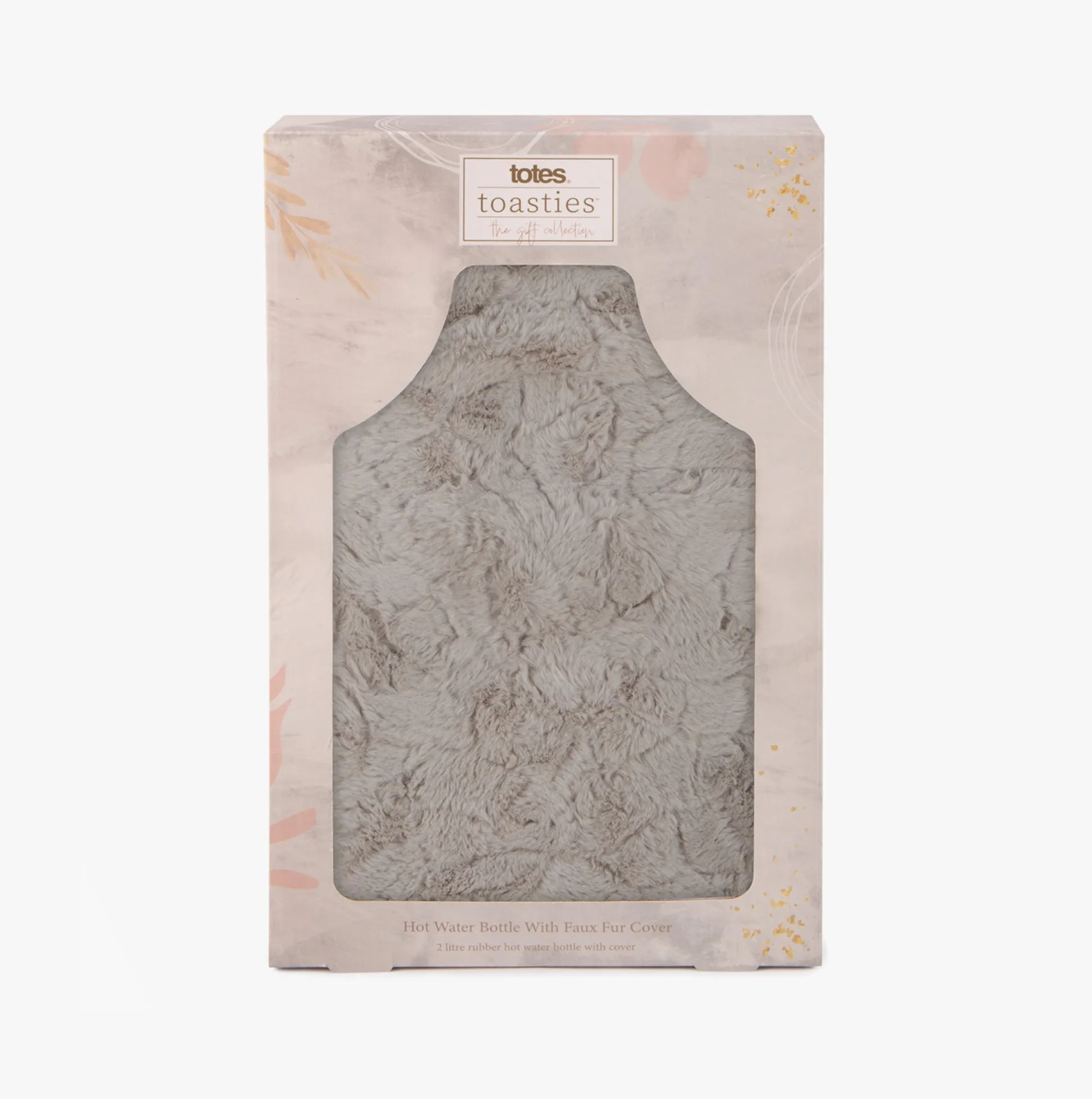 Totes Toasties HOT WATER BOTTLE Womens Grey