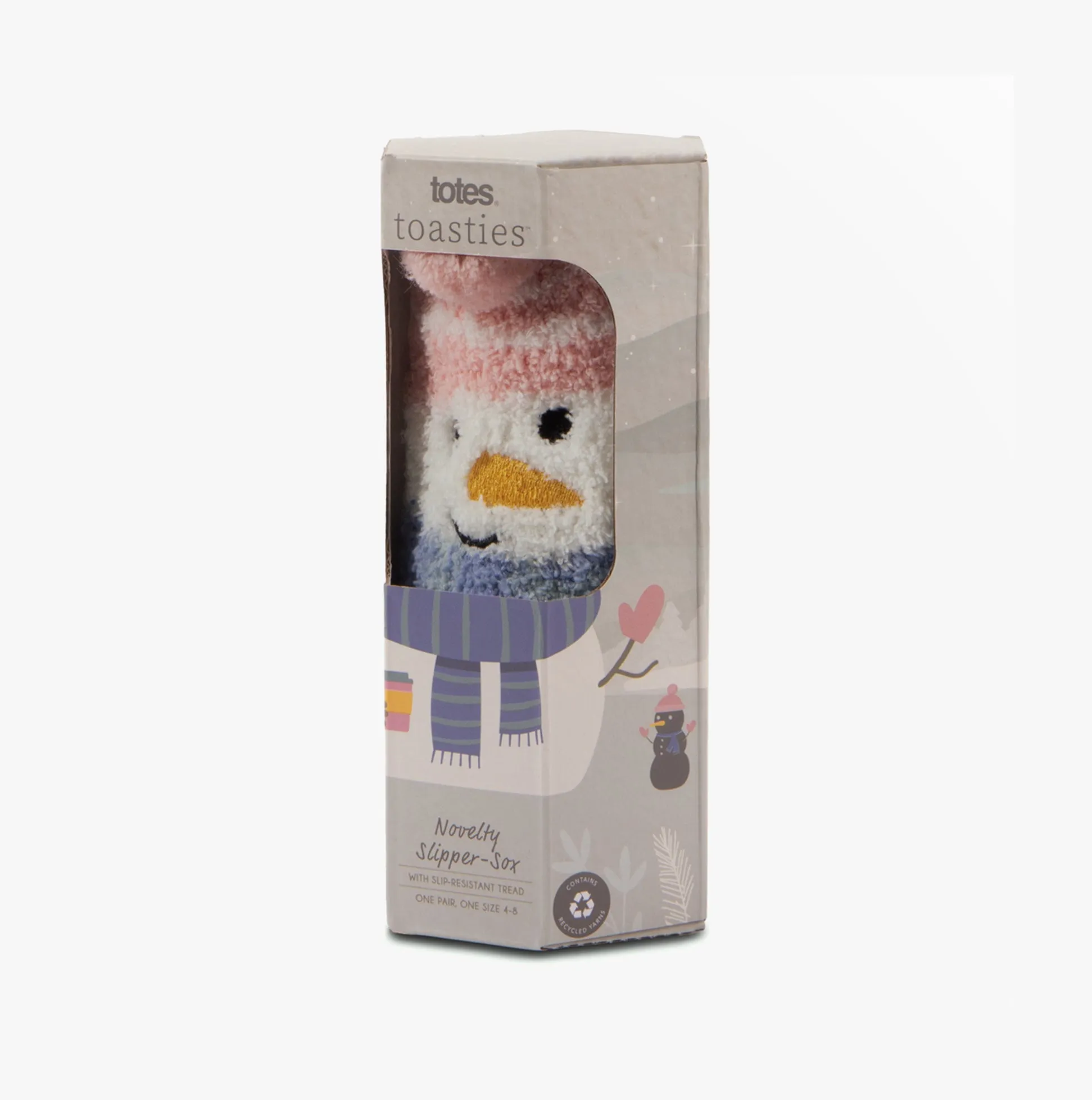 Totes Toasties NOVELTY SUPER SOFT Slipper Socks Womens Socks Snowman