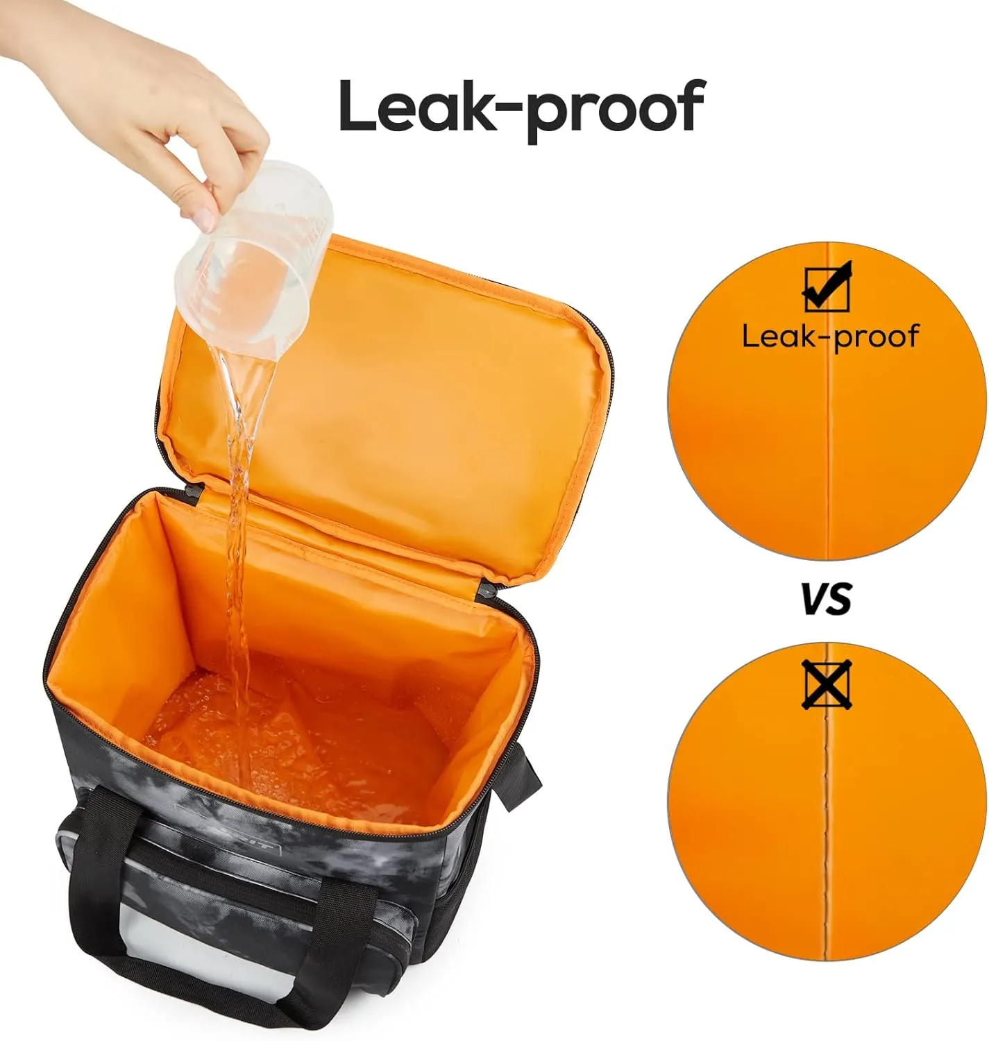 TOURIT Cooler Bag 24/35/46-Can Insulated Soft Cooler Portable Cooler Bag 14.6/24/32L Large Lunch Cooler for Picnic, Beach, Work, Trip