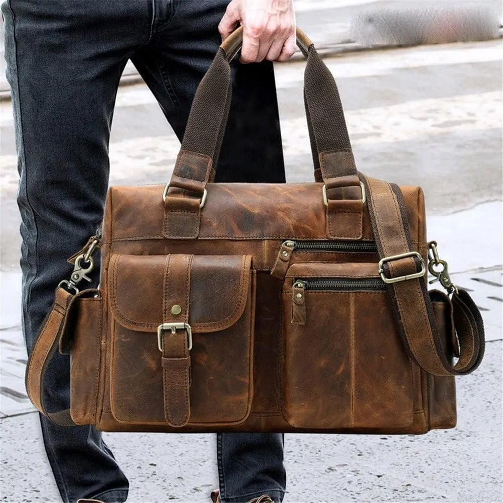 Travel Bag Large-Capacity Shoulder Handbag Horizontal Business Travel Luggage Bag Diagonal Men's Bag(D)