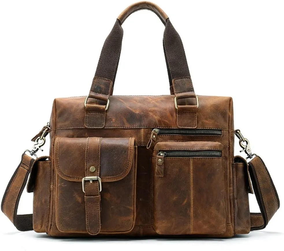 Travel Bag Large-Capacity Shoulder Handbag Horizontal Business Travel Luggage Bag Diagonal Men's Bag(D)
