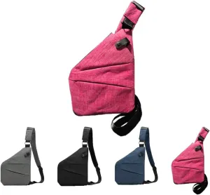 Travel Crossbody Bags for Women Anti-Theft, Travel Purses Anti Theft Crossbodies, Anti-Theft Crossbodies Bag(Pink)