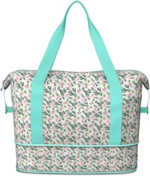 Travel Duffel Bag,Large Weekender Tote for Women, Shoulder Weekender Overnight Bag for Women,Gym Duffel Bag with Wet Pocket