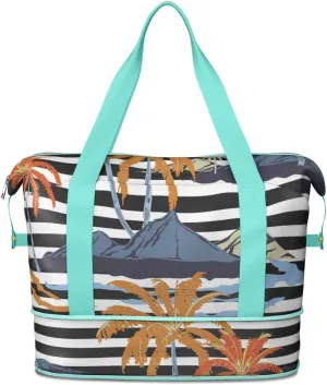 Travel Duffel Bag,Large Weekender Tote for Women,Gym Duffel Bag with Wet Pocket, Shoulder Weekender Overnight Bag for Women