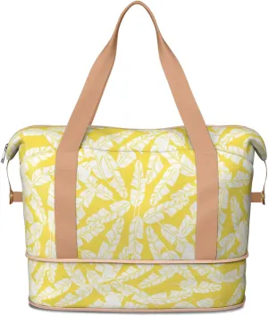 Travel Duffel Bag,Large Weekender Tote for Women,Gym Duffel Bag with Wet Pocket, Shoulder Weekender Overnight Bag for Women