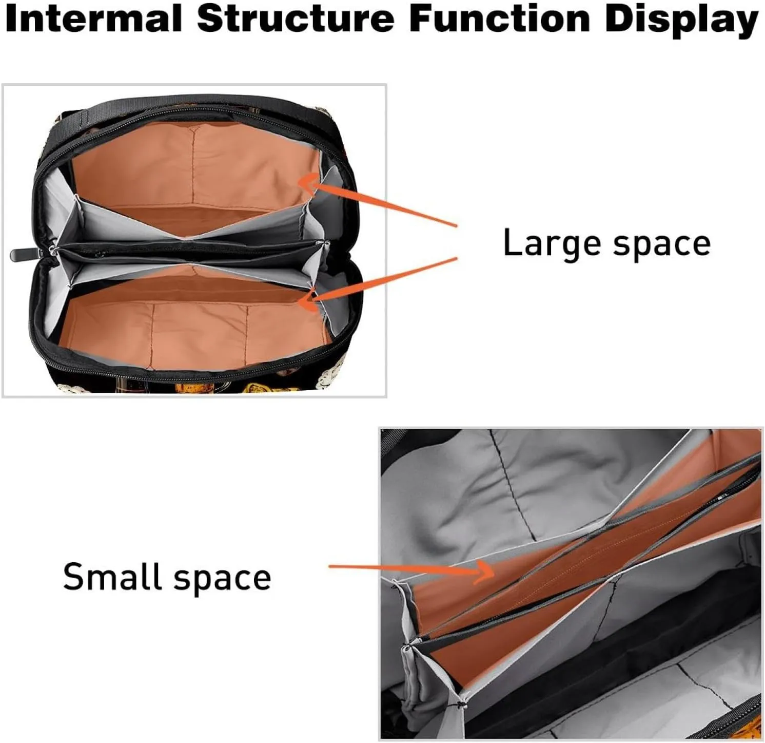 Travel Electronic Organizer, Glasses and Bottles with Snacks on Black Background Portable Tech Bag, Electronic Accessories Pouch, Waterproof Cable Case for Charger Power Bank USB SD Card Earphone