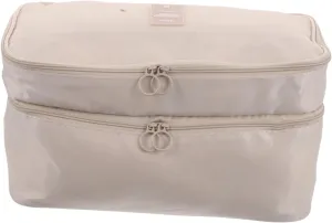 Travel Packing Organizers Underwear Storage Bag with Dividers for Bras and Panties