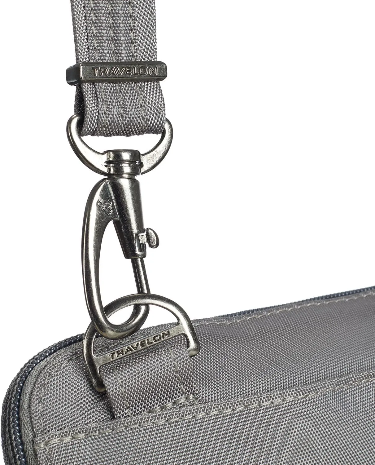 Travelon Anti-theft Classic Slim Double Zip Crossbody