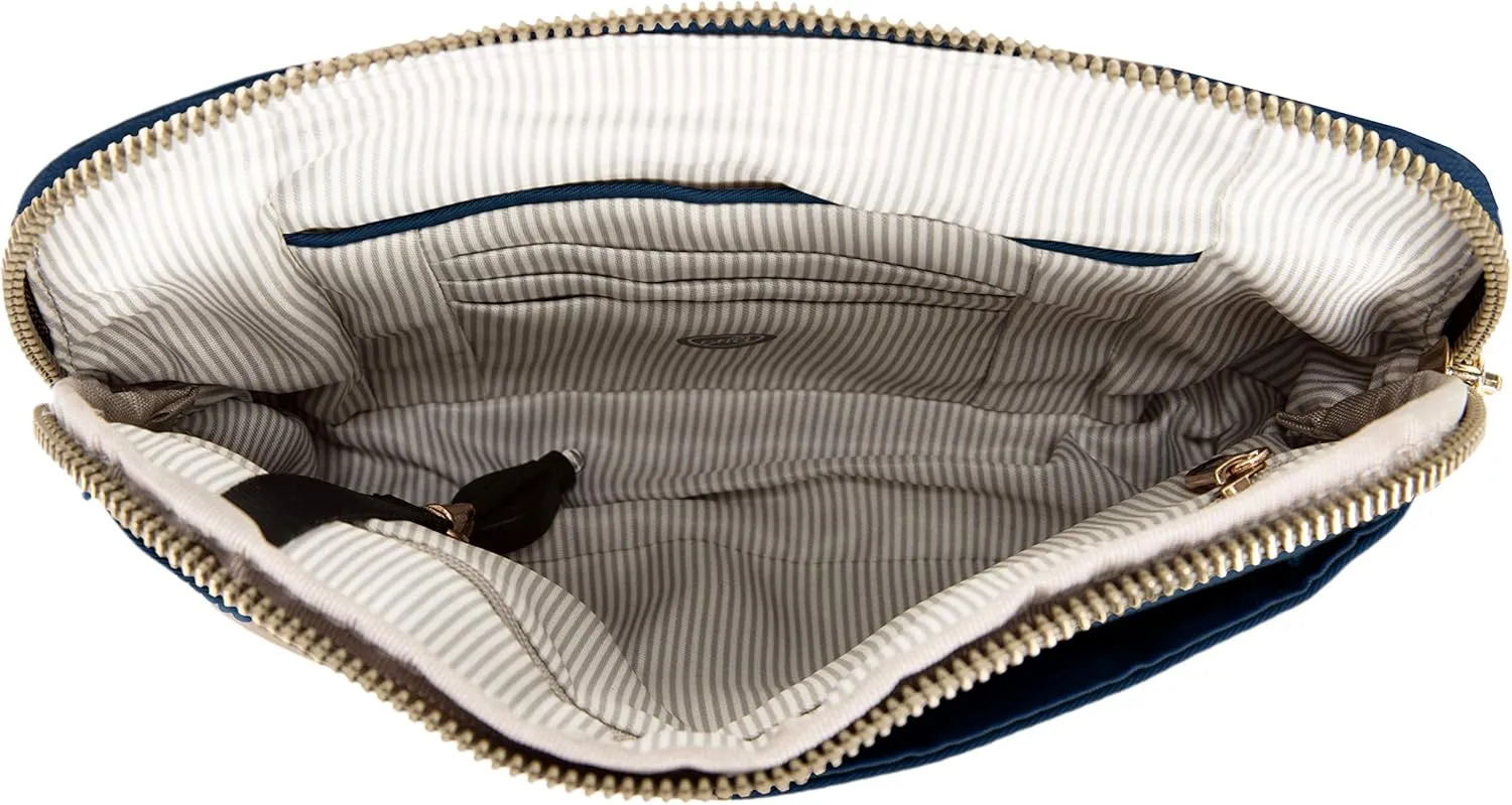 Travelon Women's Anti-theft Tailored Convertible Crossbody Clutch