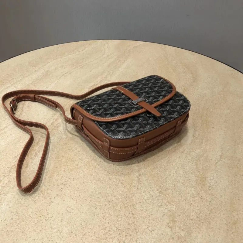 Trendy Elegant Classic Saddle Dog Teeth Bags