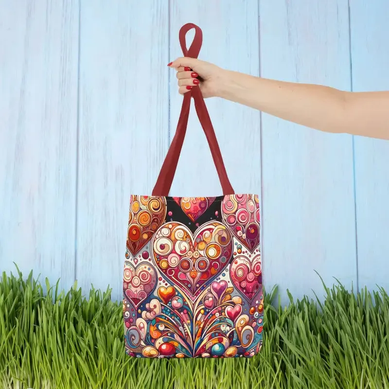Trendy Fashion Tote Bag for Artful Hearts
