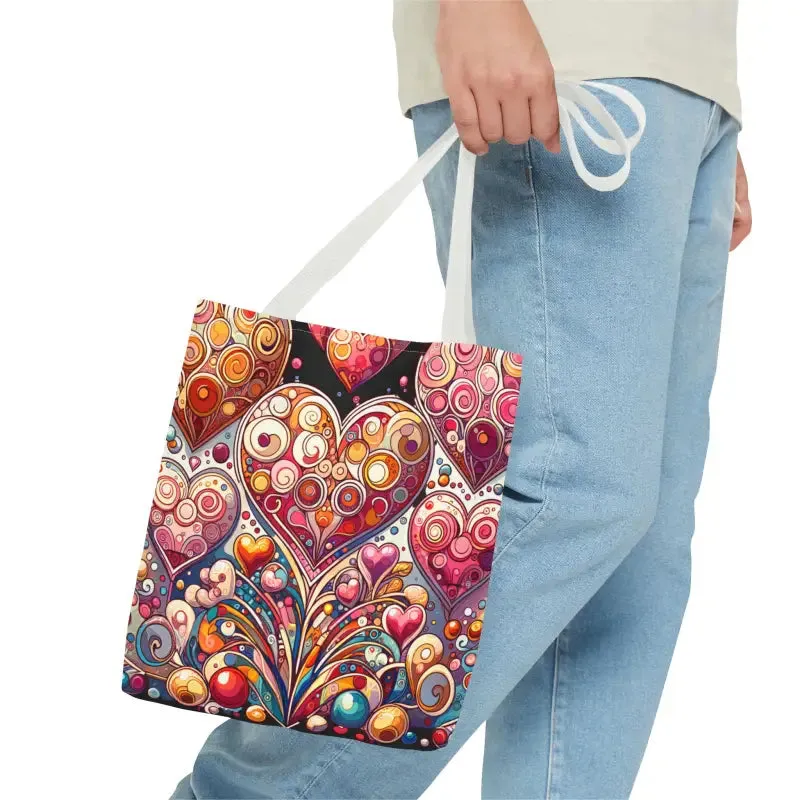 Trendy Fashion Tote Bag for Artful Hearts