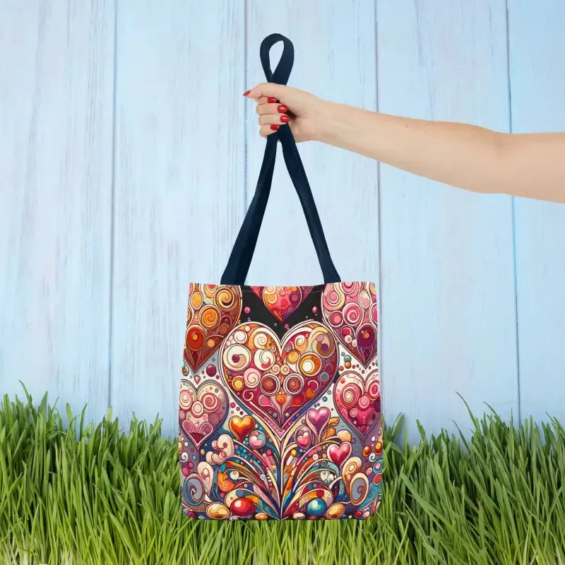 Trendy Fashion Tote Bag for Artful Hearts