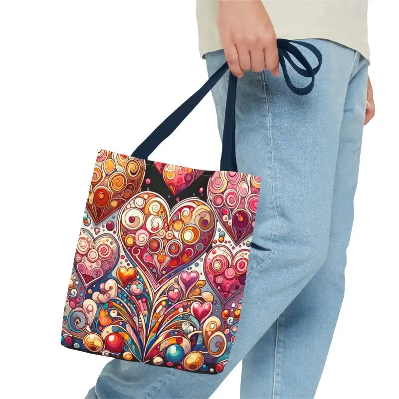 Trendy Fashion Tote Bag for Artful Hearts