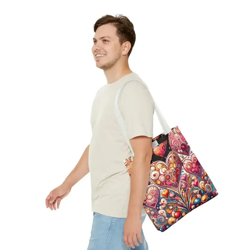 Trendy Fashion Tote Bag for Artful Hearts
