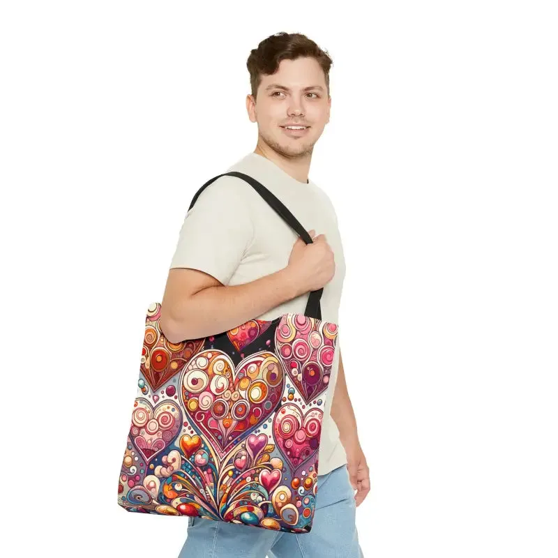 Trendy Fashion Tote Bag for Artful Hearts