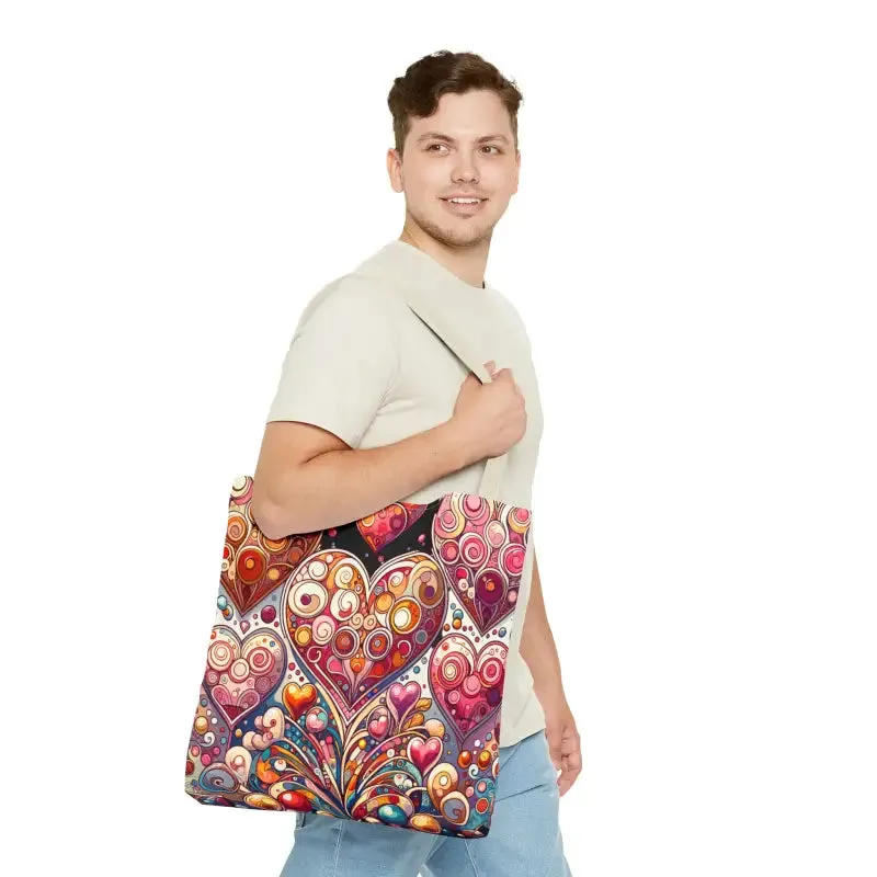 Trendy Fashion Tote Bag for Artful Hearts