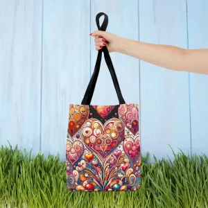 Trendy Fashion Tote Bag for Artful Hearts