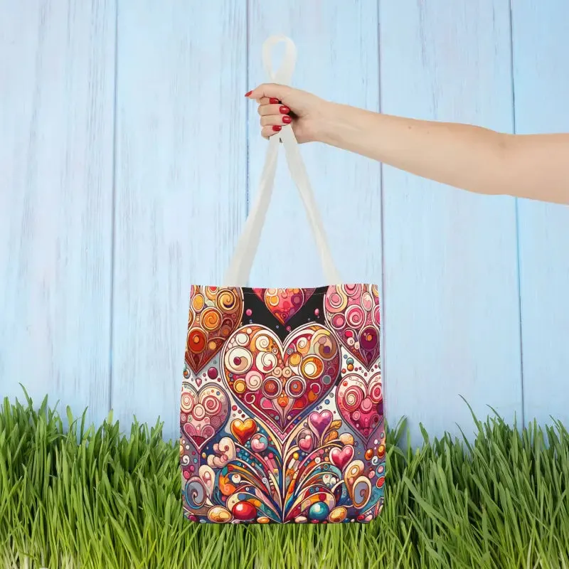 Trendy Fashion Tote Bag for Artful Hearts