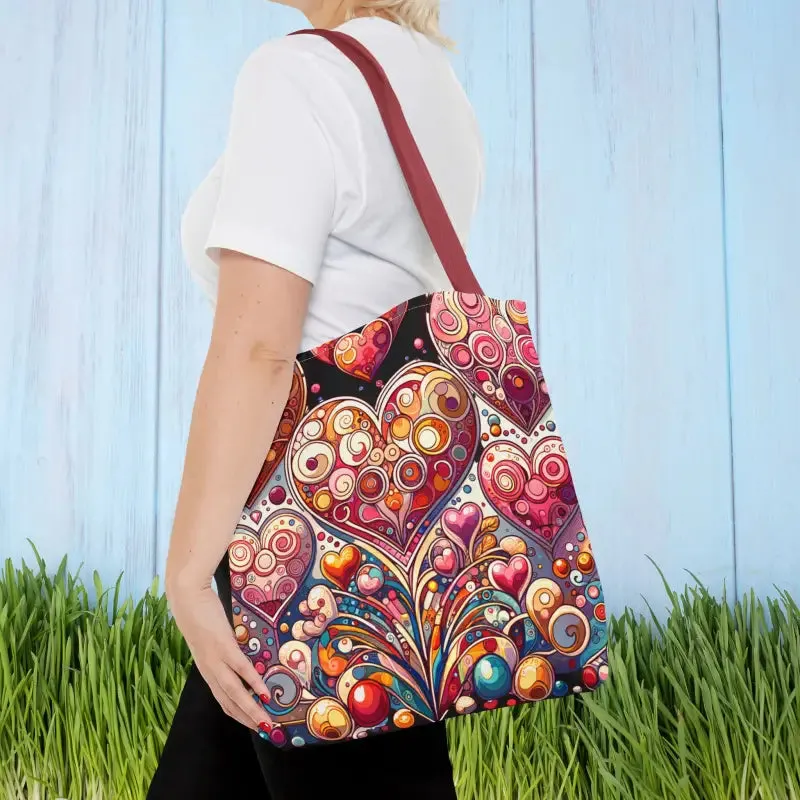 Trendy Fashion Tote Bag for Artful Hearts