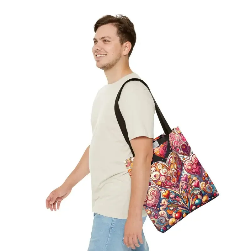 Trendy Fashion Tote Bag for Artful Hearts