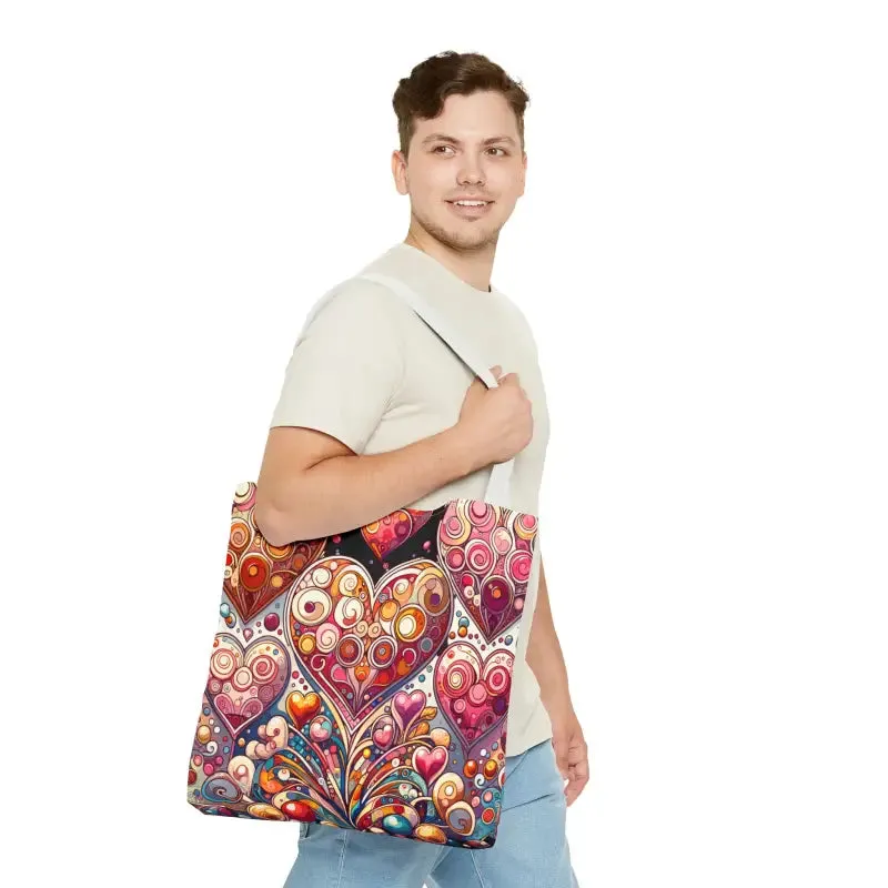 Trendy Fashion Tote Bag for Artful Hearts