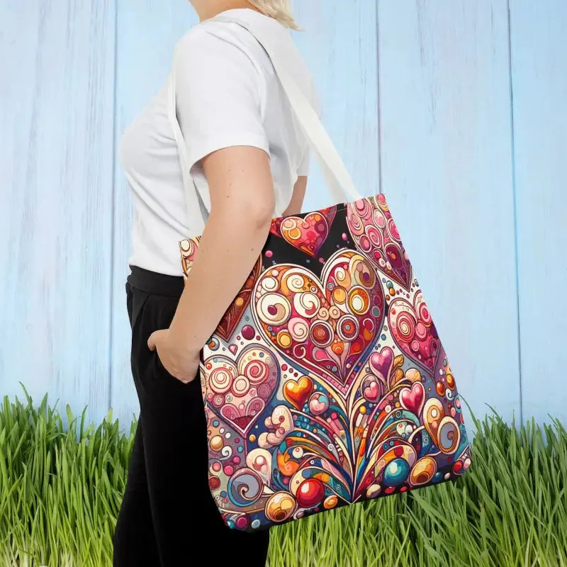 Trendy Fashion Tote Bag for Artful Hearts