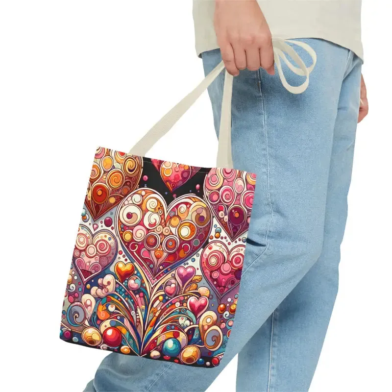 Trendy Fashion Tote Bag for Artful Hearts