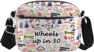 TSOTMO Crime TV Show Merch Wheels up in 30 Crossbody Bag for Crime Lovers Spencer Fans Gift