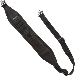 Two Point Shotgun Sling for 12ga and 20ga with Swivels, Shell Holder, Quick-Grab Handle. Adjustable Gun Strap with Thumb Loop, Hunting and Shooting Accessory