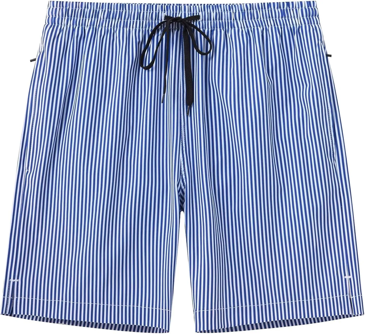 Tyhengta Men's Swim Trunks Quick Dry Beach Shorts with Zipper Pockets and Mesh Lining