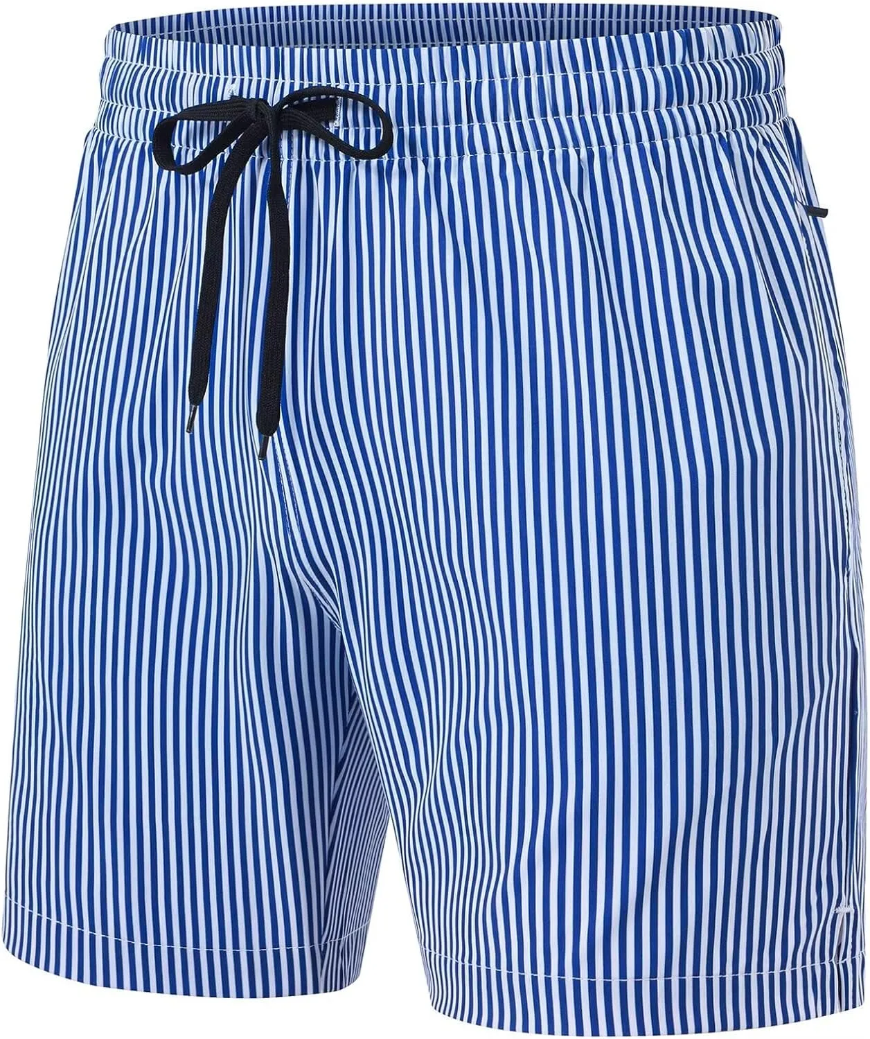 Tyhengta Men's Swim Trunks Quick Dry Beach Shorts with Zipper Pockets and Mesh Lining