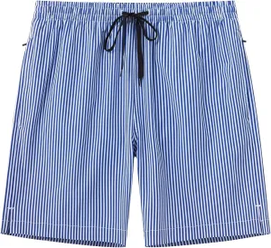 Tyhengta Men's Swim Trunks Quick Dry Beach Shorts with Zipper Pockets and Mesh Lining