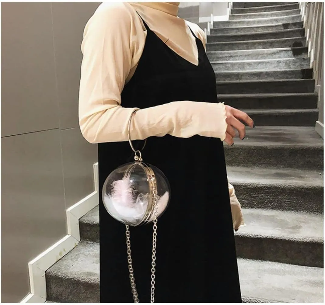 Ulalaza Large Candy Polka Color Clear Shoulder Bag 2 IN 1 Beach Totes Transparent Handbags With Interior Pocket For Women