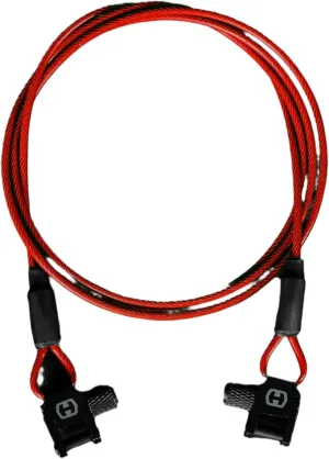 Ultralight 2 Point Rifle Sling – PVC Coated Steel Gun Sling w/NeverLoose Crimps – Waterproof, Packable & Snag-Free Shotgun Sling – Minimalist Chest or Shoulder Carry for Hunting & Outdoors