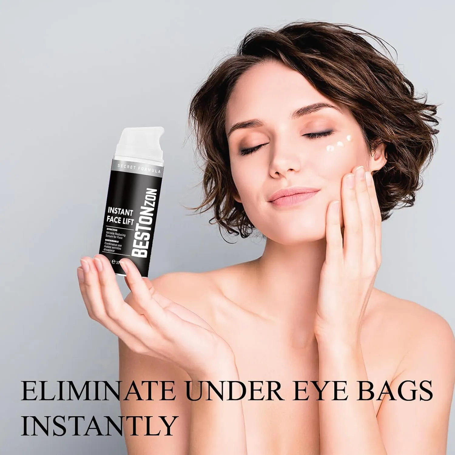 Under Eye Bags and Wrinkles - Instant Face Lift Cream,Remove Dark Circles, Bags Under Eyes, Fine Lines, Wrinkles and Neck Lines,Firming Delicate Skin 1.01oz