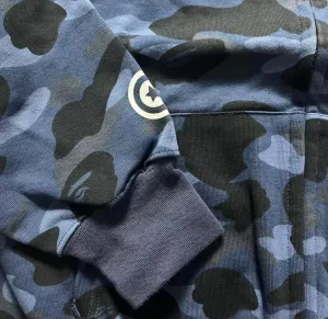 Unisex Camouflage Hoodie with Shark Embroidery, Full Zip, Lightweight Couple sweatshirts heavyweight hoodie