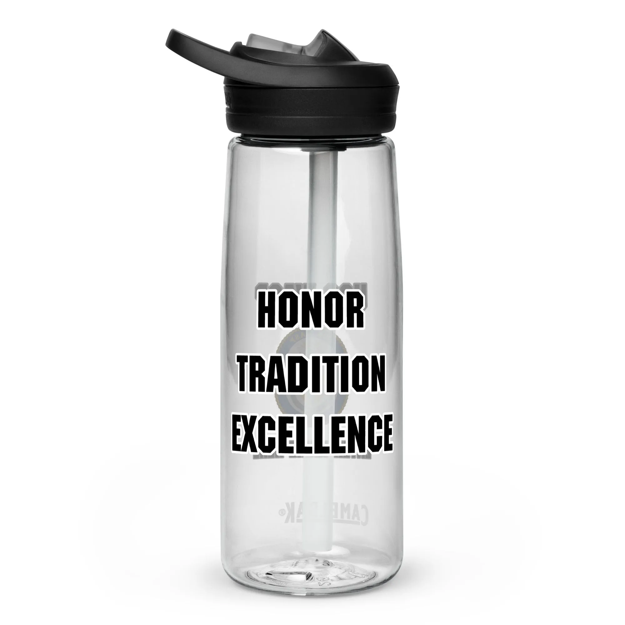 USS Wasp (LHD 1) Customizable Sports water bottle